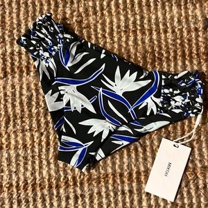 MIKOH Mililani Full Coverage Crotched Bottom in Bird of Paradise Jungle
